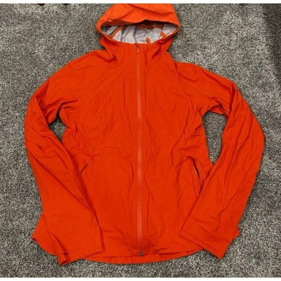 Lululemon The Rain Is Calling Jacket II Atomic Orange Size 8 - Picture 2 of 6
